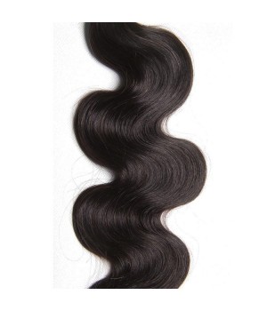 Virgin Human Brazilian Body Wave Hair 3 Bundles with Closure